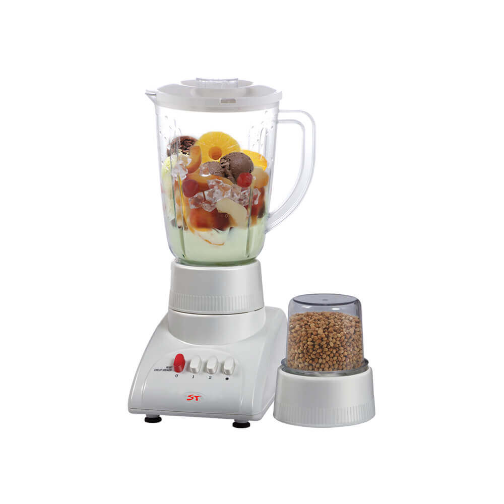 ST BLENDER/ GRINDER 2 IN 1 (WHITE/BLACK) Model: STB-1101W