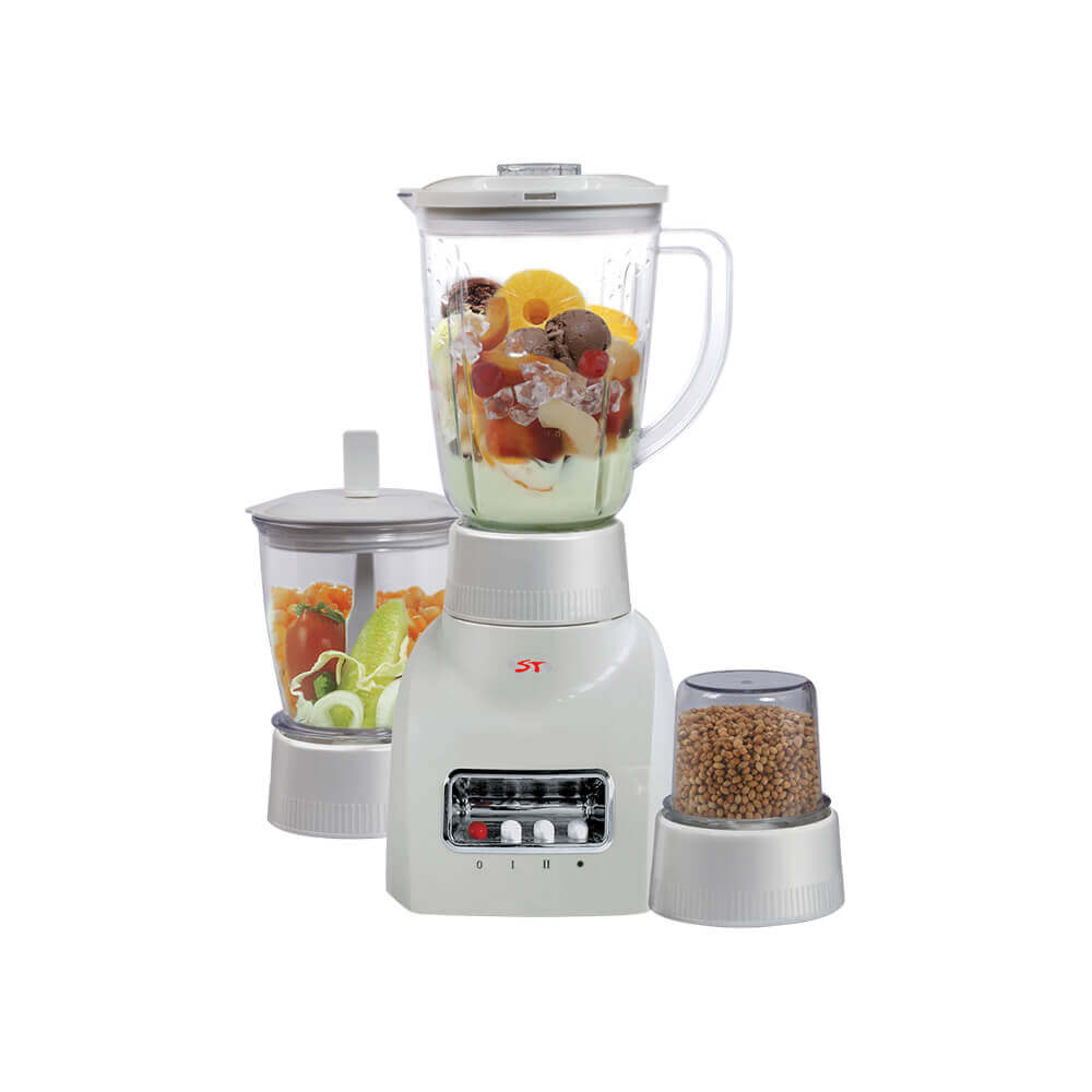 ST BLENDER/ GRINDER/ CHOPPER 3 IN 1 Model: STB-1402 W
