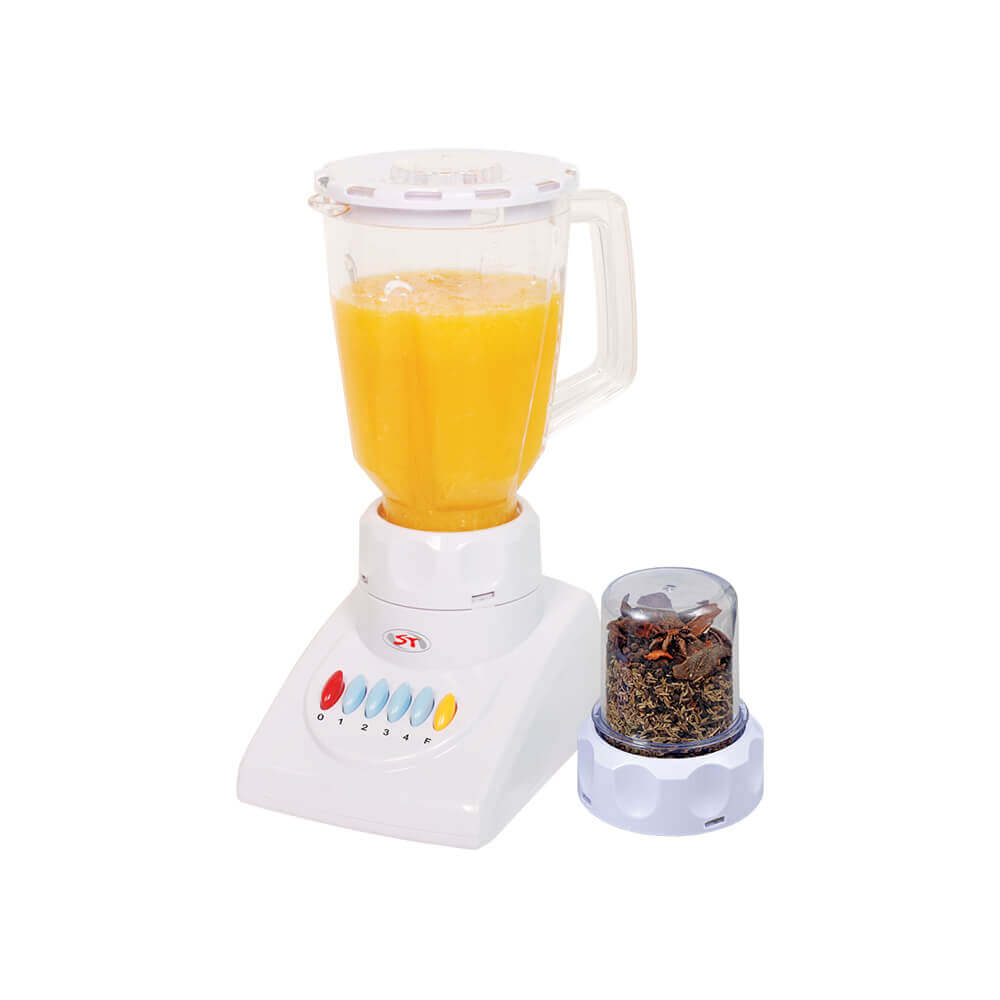 ST BLENDER/ GRINDER 2 IN 1 (WHITE/BLACK) Model: STB-1801W