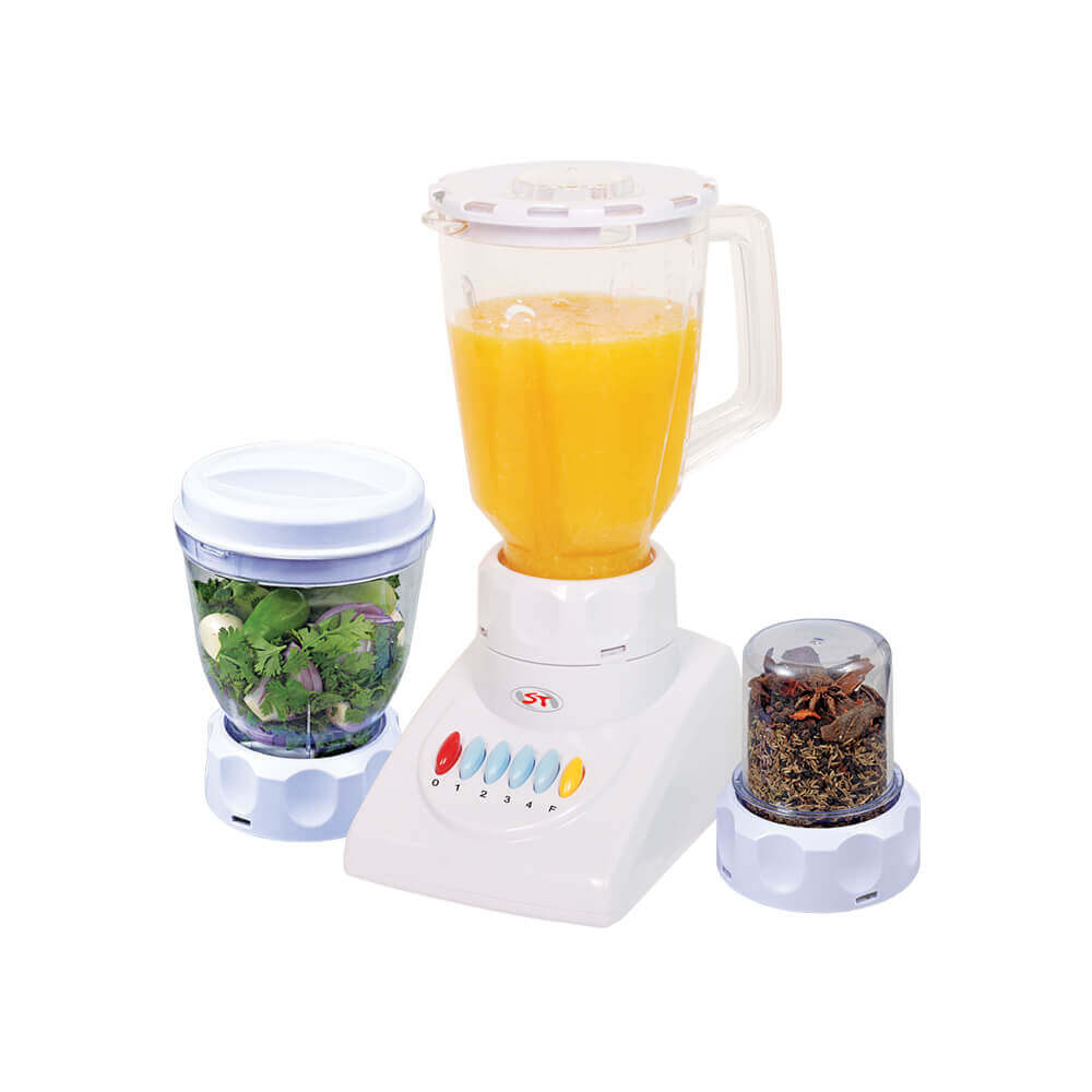 ST BLENDER/ GRINDER/ CHOPPER 3 IN 1 Model: STB-1802 W