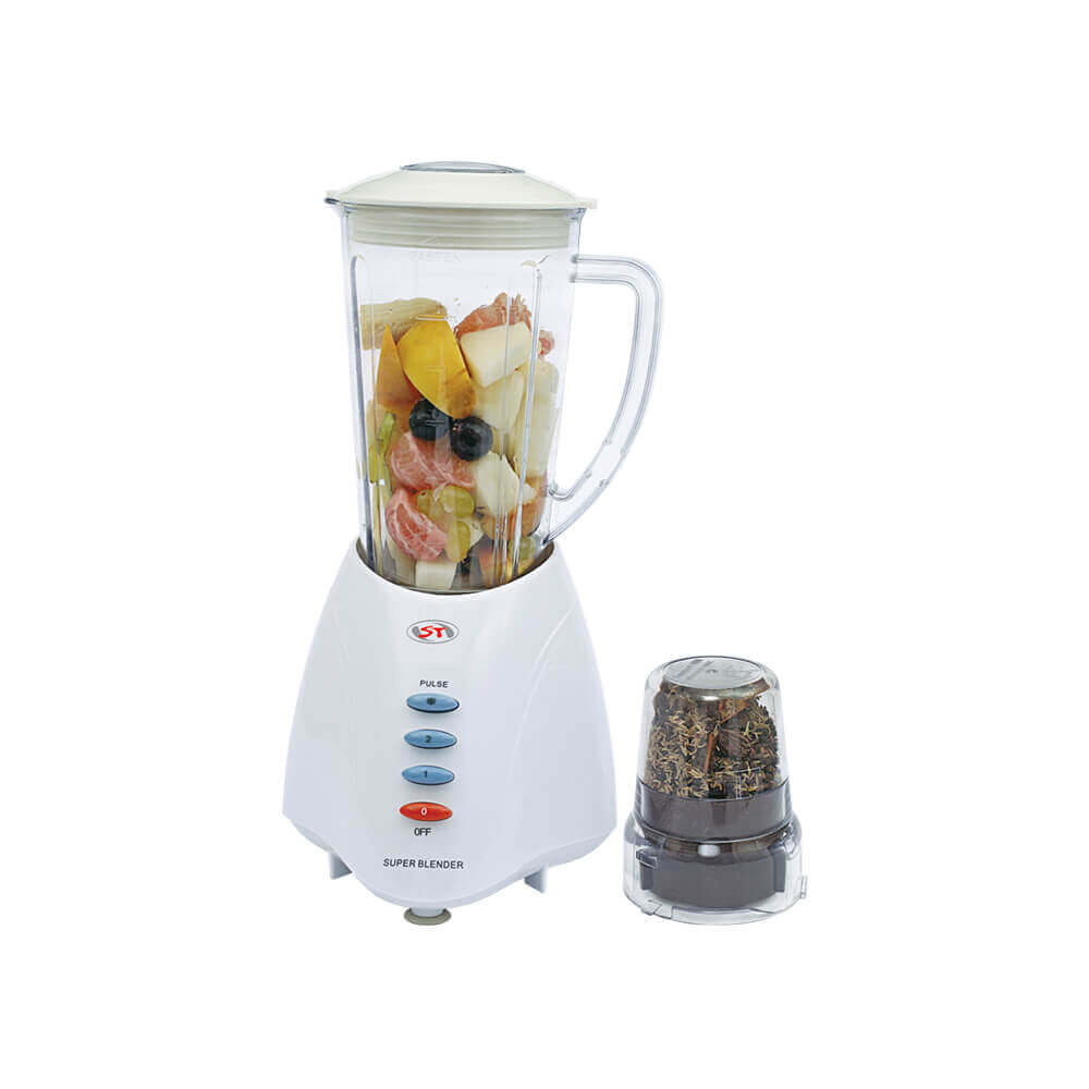 ST BLENDER/ GRINDER 2 IN 1 (WHITE/BLACK) Model: STB-1901W