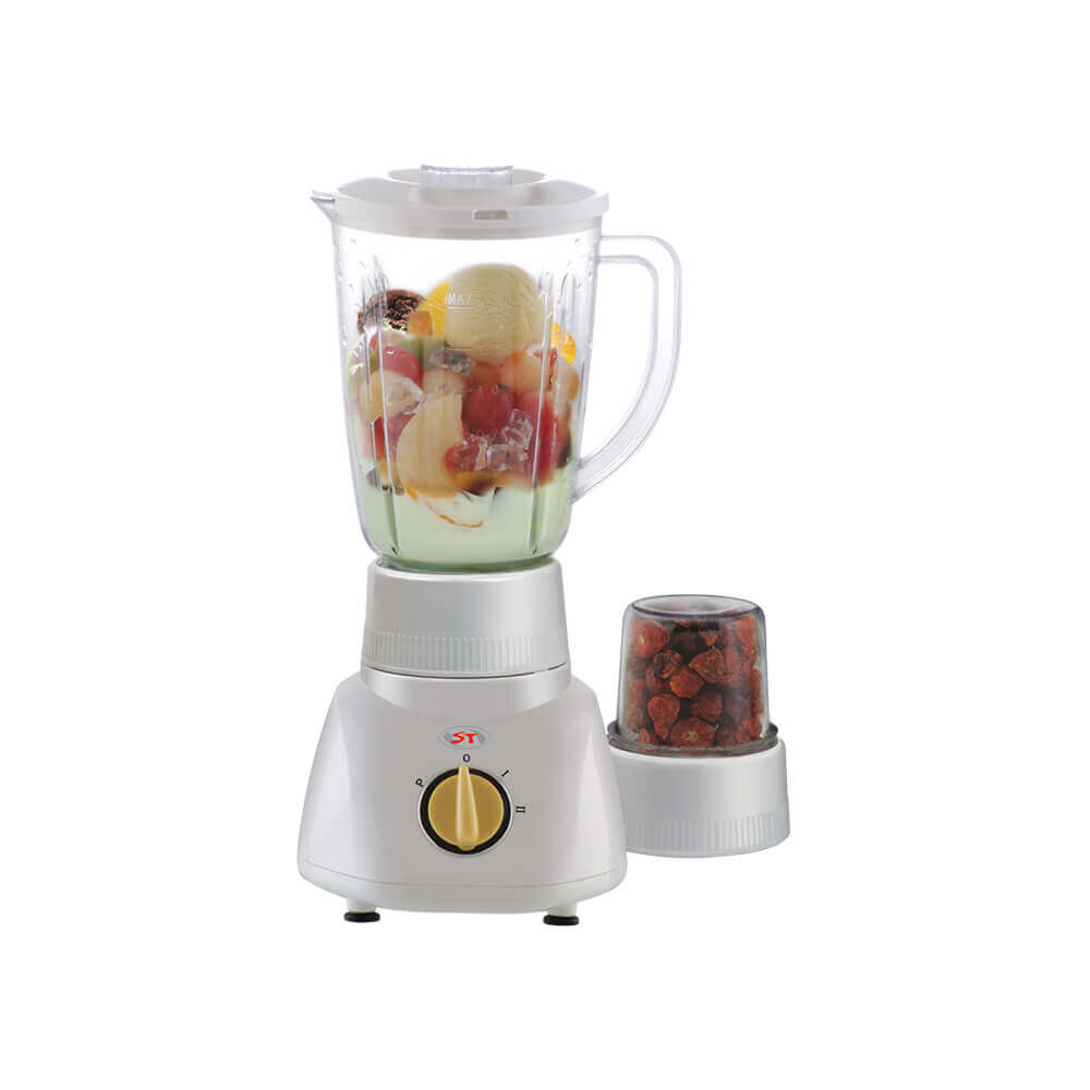 ST BLENDER/ GRINDER 2 IN 1 (WHITE/BLACK) Model:STB-STB-1201W