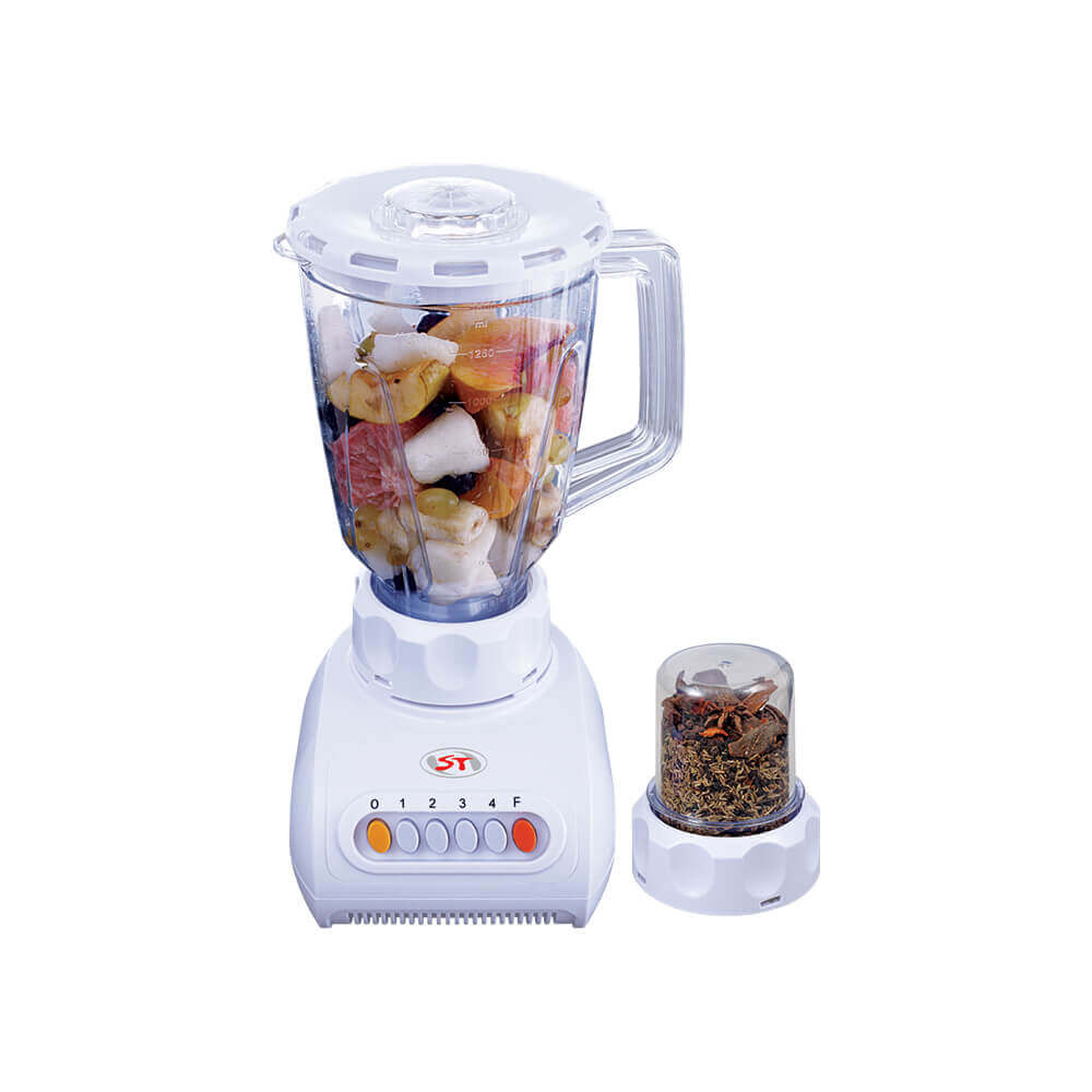 ST BLENDER/ GRINDER 2 IN 1 (WHITE/BLACK) Model:STB-STB-1701W