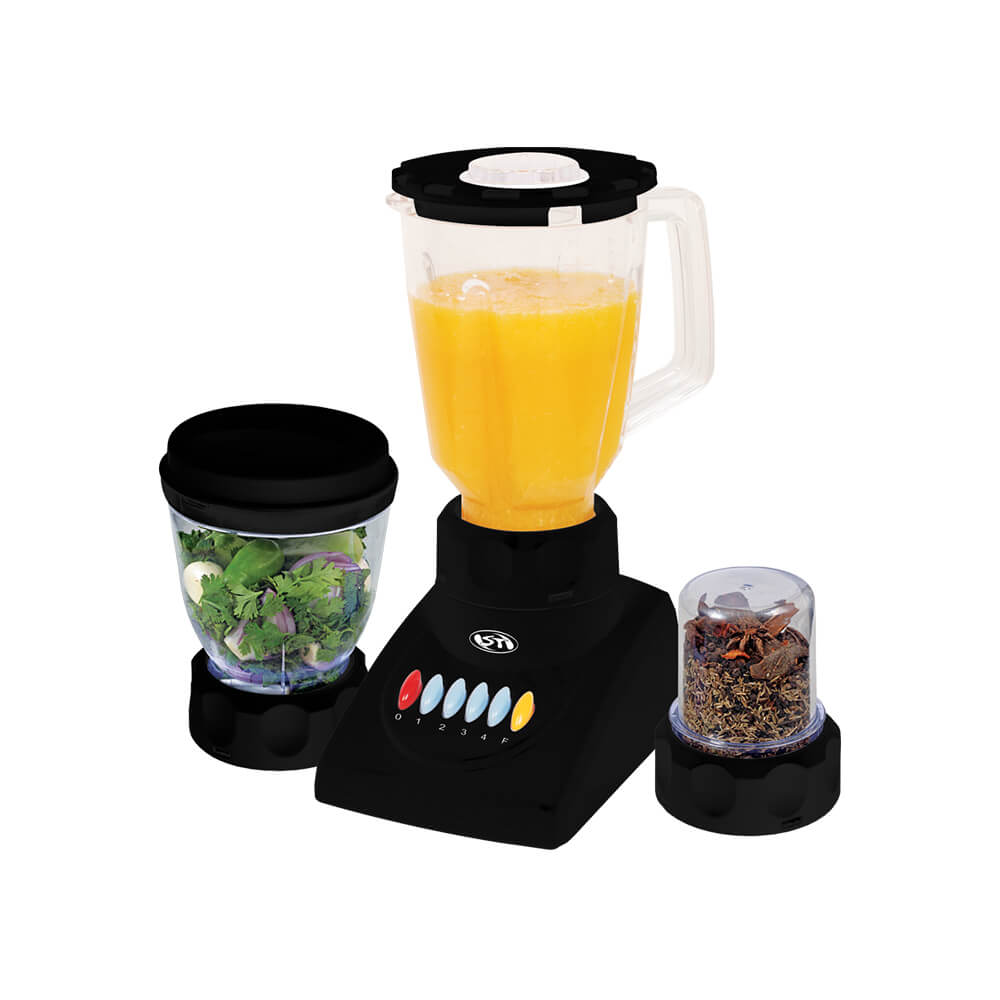 ST BLENDER/ GRINDER/ CHOPPER 3 IN 1(WHITE/BLACK) Model: STB-1802B